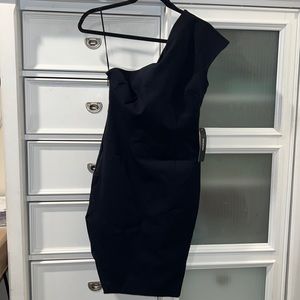 🏷️ New with tags | Finders Keepers | One Shoulder Shift Dress | Navy | Small